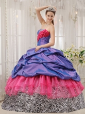 Exclusive Ball Gown Strapless Floor-length  Beading Quinceanera Dress