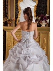 Grey Ball Gown Sweetheart Floor-length Organza Beading Quinceanera Dress