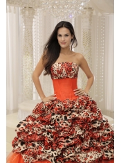 Quinceanera Dress With Beaded Decorate