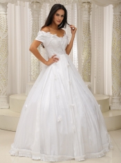 Quinceanera Dress Ball Gown and Off The Shoulder Appliques Customize For Church