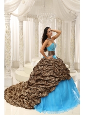 Quinceanera Dress Beading Decorate Sweetheart Neckline Exquisite Style