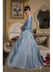 Quinceanera Dress Ball Gown Sweetheart Floor-length Taffeta and Organza Beading