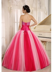 Quincanera Dress Multi-color 2013 New Arrival Sweetheart Tulle Lace-up