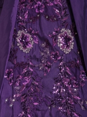 Quinceanera Dress With Sweetheart In 2013 Eggplant Purple Embroidery