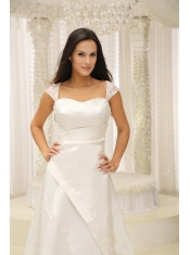 Quinceanera Dress For 2013 Embroidery With Beading On Satin A-line White