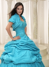 Quinceanera Dress Sweetheart Appliques Lace Up