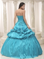 Quinceanera Dress Sweetheart Appliques Lace Up