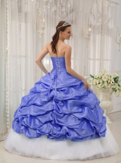 Lovely Beading Sweetheart Floor-length In Colourful Quinceanera Dress In 2013