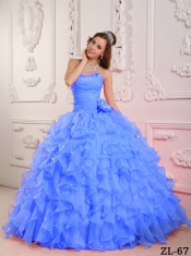 2014 Dreamy Floor-length Sweetheart Beading Organza Beautiful Quinceanera Dress For Beautiful Girls