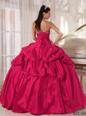 2014 Popular Hot Pink Ball Gown Sweetheart Floor-length Cheap Quinceanera Dresses