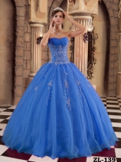 Beautiful Ball Gown Sweetheart Beading Floor-length Beading Organza Beautiful Quinceanera Dress