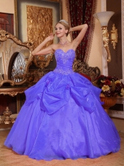 Blue Taffeta And Organza Ball Gown Sweetheart Floor-length Appliques Cheap Quinceanera Dresses Blue Taffeta And Organza Ball Gown Sweetheart Floor-length Appliques Cheap Quinceanera Dresses