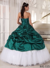 Classical Ball Gown With Sweetheart And Appliques In Colourful Quinceanera Dress