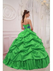 Colourful Ball Gown Strapless Floor-length Beading For Sweet 16 Dresses