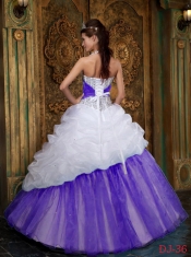 Colourful New Styles A-line / Princess Halter Floor-length Beading For Quinceanera Dress