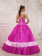 Elegant Colourful Ball Gown Sweetheart In New Styles Satin Appliques with Beading Quinceanera Dress