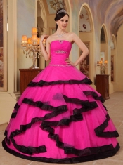 Elegant New Styles Colourful Strapless Floor-length Organza Appliques Quinceanera Dress