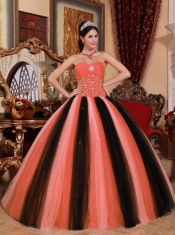 Exclusive Multi-colored Ball Gown Sweetheart Floor-length 2014 Spring Quinceanera Dresses