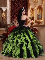 Perfect Exclusive Ball Gown Sweetheart Organza Beading Quinceanera Dress
