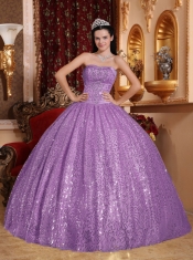Perfect Purple Ball Gown Sweetheart Floor-length Beading Quinceanera Dress