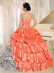 Popular Multi-color Pick-ups Strapless 2013 15th Birthday Dresses