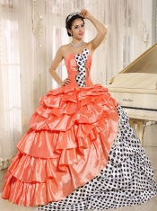Popular Multi-color Pick-ups Strapless 2013 15th Birthday Dresses