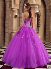 Sweetheart Beading Organza Ball Gown Lace-up Best Quinceanera Dresses 2014