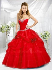 2014 Fashionable Sweetheart Blue Quinceanera Dresses with Beading