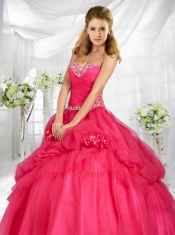 2014 Fashionable Sweetheart Blue Quinceanera Dresses with Beading