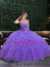 2014 Wonderful Sweetheart Lavender Quinceanera Dresses with Ruffles 2014 Wonderful Sweetheart Lavender Quinceanera Dresses with Ruffles