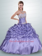Beautiful Lavender Quinceanera Dresses with Beading and Ruffles