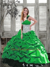 Luxurious Leopard Multi-color Dresses For Quinceanera with Beading and Pick-ups