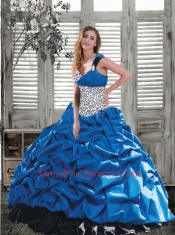 Luxurious Leopard Multi-color Dresses For Quinceanera with Beading and Pick-ups