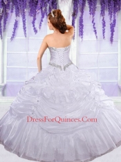 New Arrival Sweetheart Red Quinceanera Dresses with Beading and Pick-ups for 2015