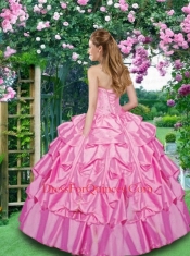 Popular Yellow Quinceanera Gown with Pick Ups and Appliques