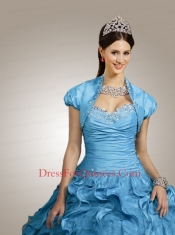 Special Beading and Ruffles Quinceanera Dress with Ruching