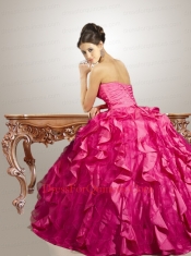 Special Beading and Ruffles Quinceanera Dress with Ruching