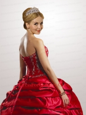 2014 Exclusive Appliques  and Pick-ups Quinceanera Dresses in Blue