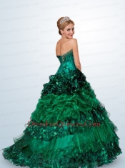 2015 Luxurious Sweetheart Royal Blue Quinceanera Dress with Beading