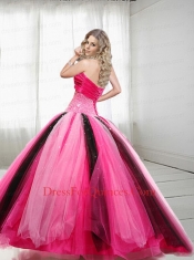 2015 Unique Sweetheart Beading Quinceanera Dresses in Multi-color