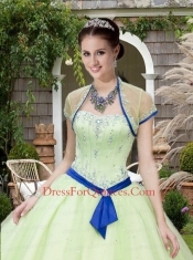 Beading and Sequins Quinceanera Dresses in Black with Bowknot