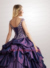 Fashionable Off the Shoulder Quinceanera Dress with Appliques For 2015