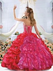 The Super Hot Sweetheart Blue Quinceanera Dress with Appliques and Ruffles