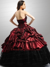 Wonderful Strapless Quinceanera Dresses with Appliques and Pick-ups for 2014