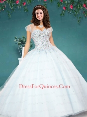 2014 The Super Hot Bbay Pink Quinceanera Dress with Beading