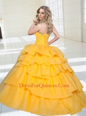 2015 Popular Taffeta Beading and Appliques Purple Quinceanera Dresses