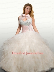 2015 Sweetheart Royal Blue Quinceanera Dresses with Beading and Ruffles