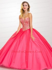 Fashionable Beaded Decorate Quinceanera Dress in Yellow for 2015