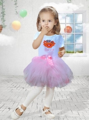 2014 Beautiful Scoop A-Line Little Girl Dress with Mini-length