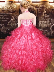 2014 Pretty Ball Gown Halter Beading Little Girl Pageant Dress